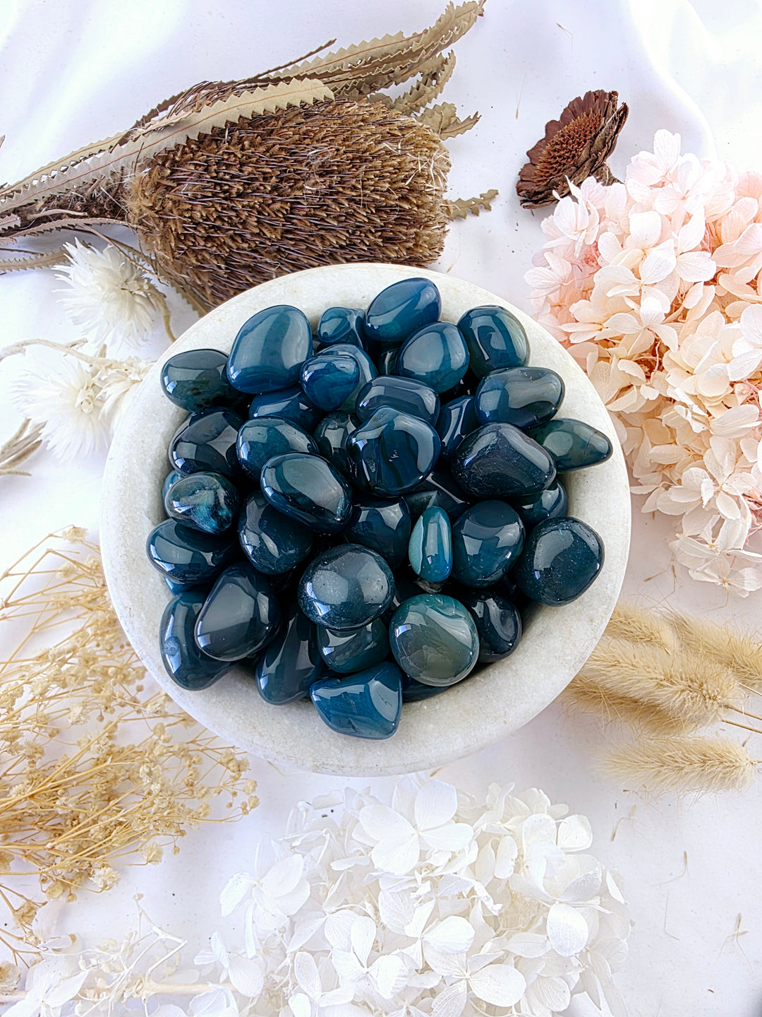 Green Agate Tumbled Stone