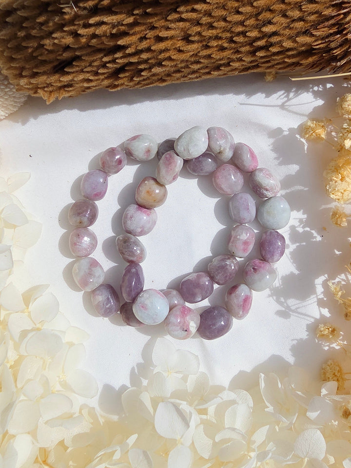 Pink Tourmaline Bracelet - 8/10mm