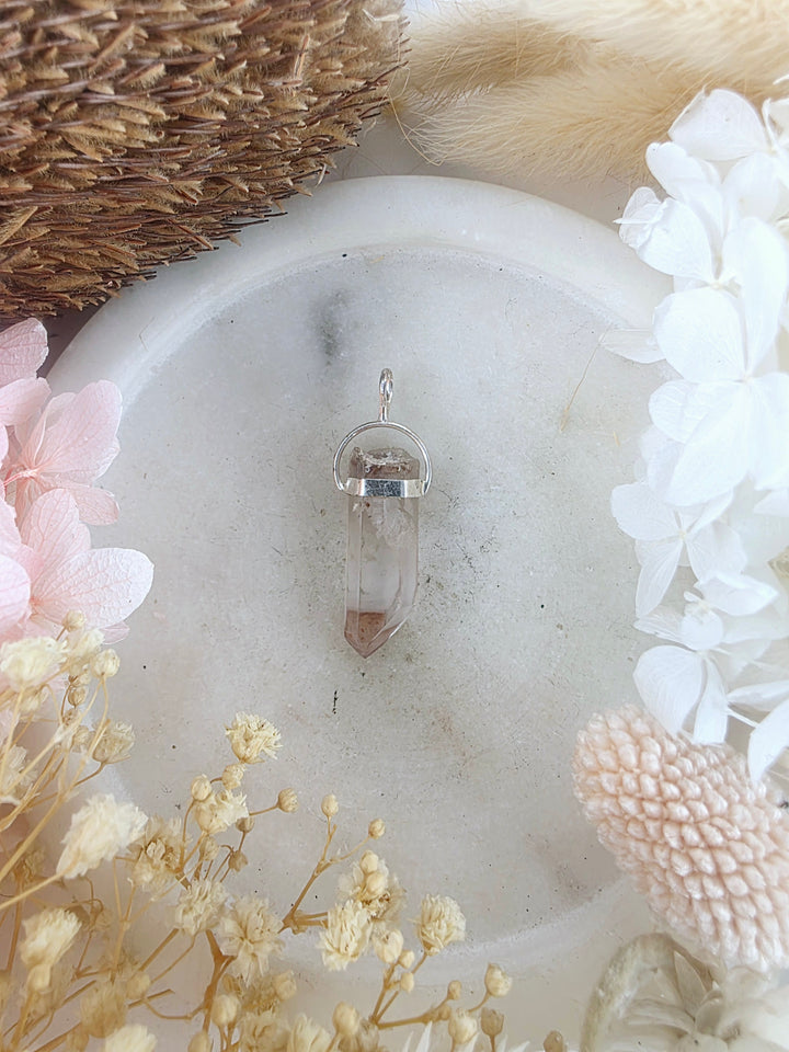 Lithium Quartz Phantom Pendant
