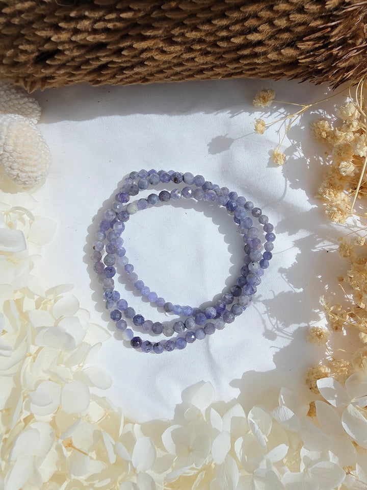 Tanzanite Faceted Bracelet - 4mm