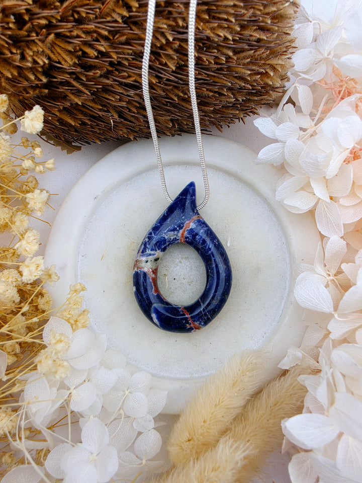 Sodalite Tear Drop Pendant