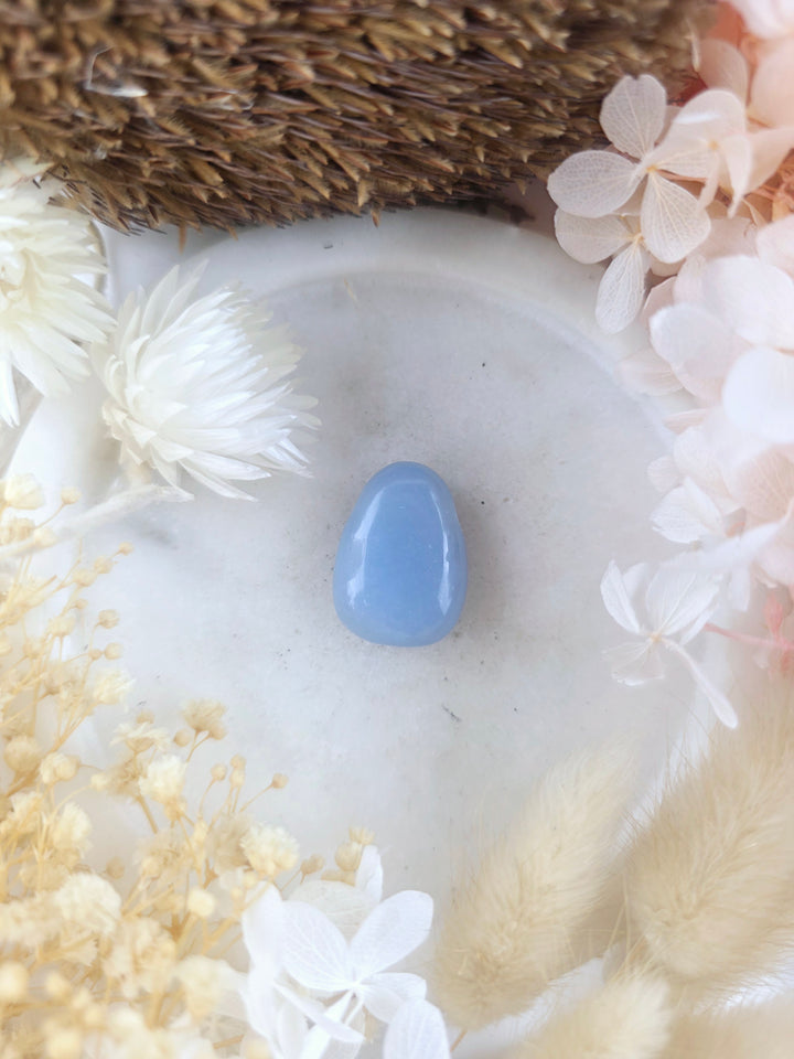 Angelite Tumbled Pendant