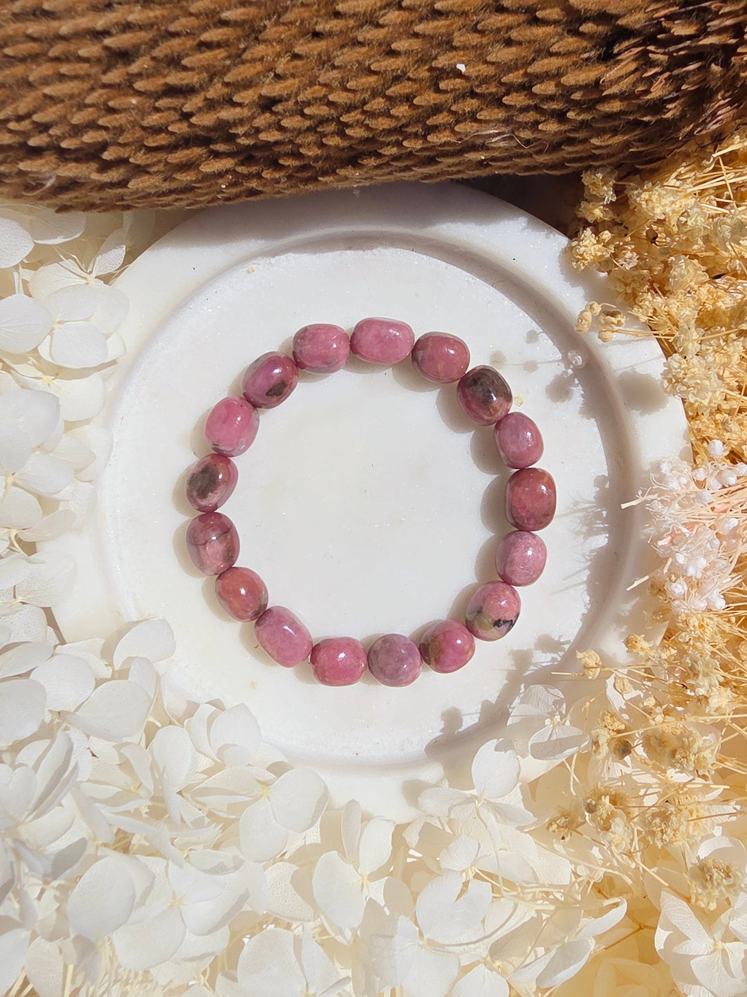 Rhodonite bracelet - 10/12mm