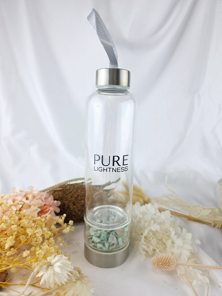 Water Bottle With Crystal Infusion Chamber