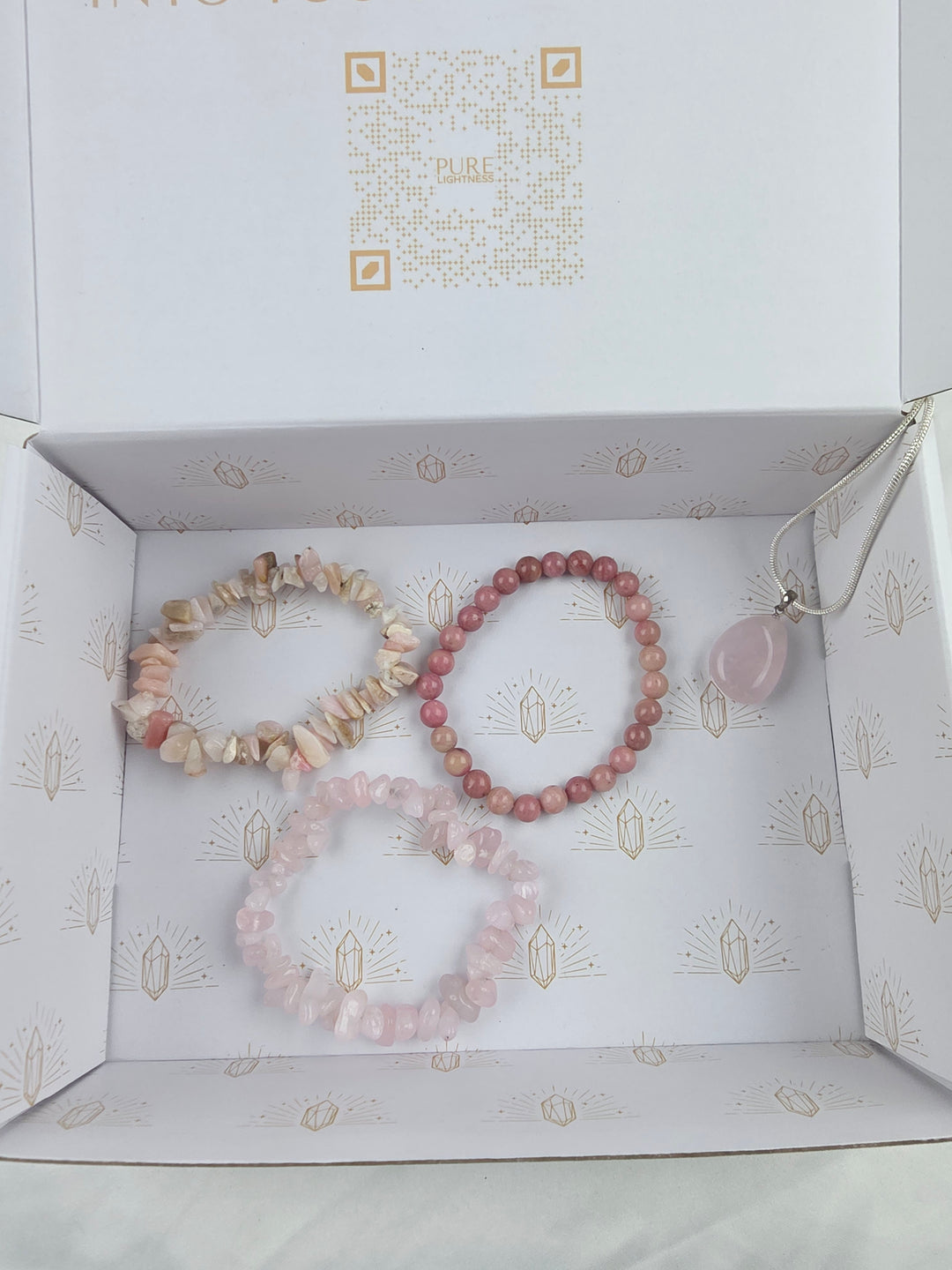Open Your Heart Bracelets and Pendant — The Tender Heart Set