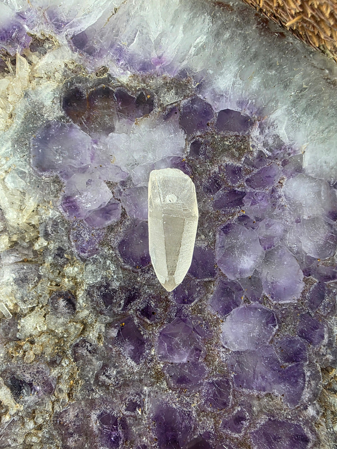 Lemurian Smoky Quartz Laser Pendant