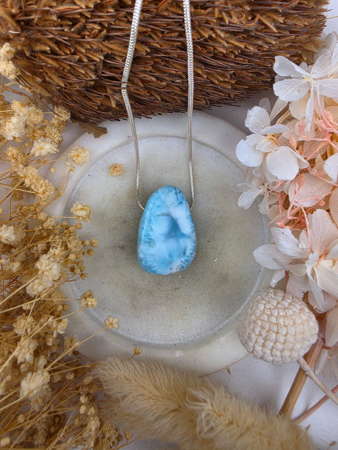 Larimar Pendant