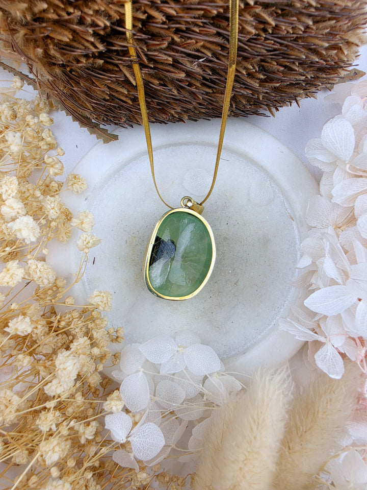 Prehnite Pendant