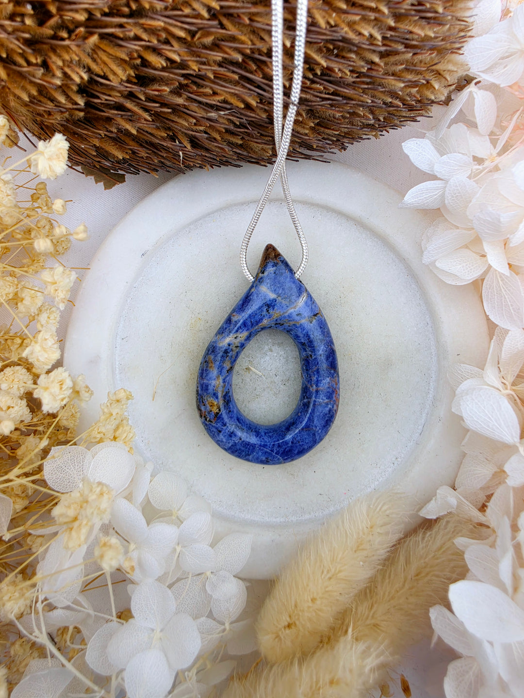 Sodalite Tear Drop Pendant