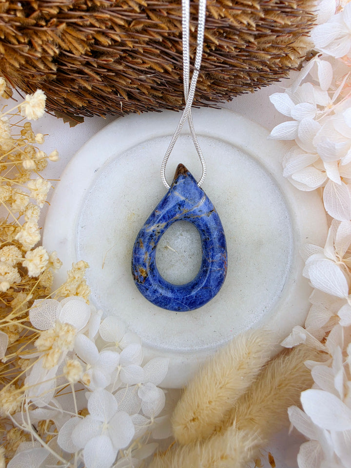 Sodalite Tear Drop Pendant