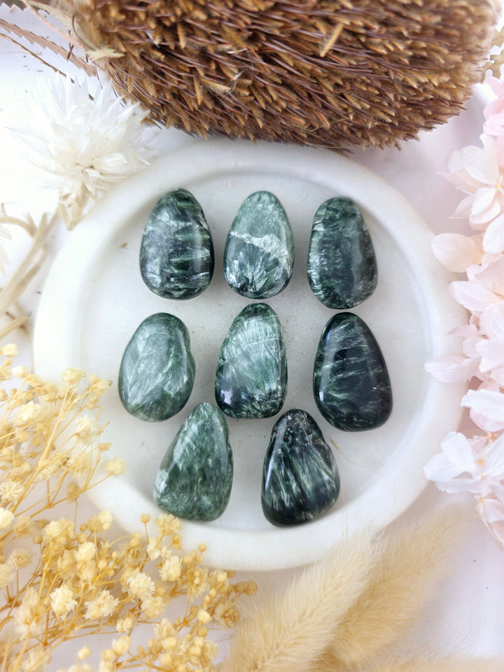 Seraphinite Tumbled Pendant