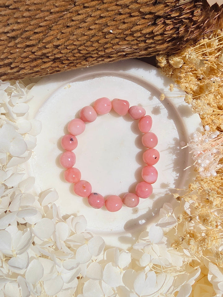 Pink Opal Bracelet - 10/12mm