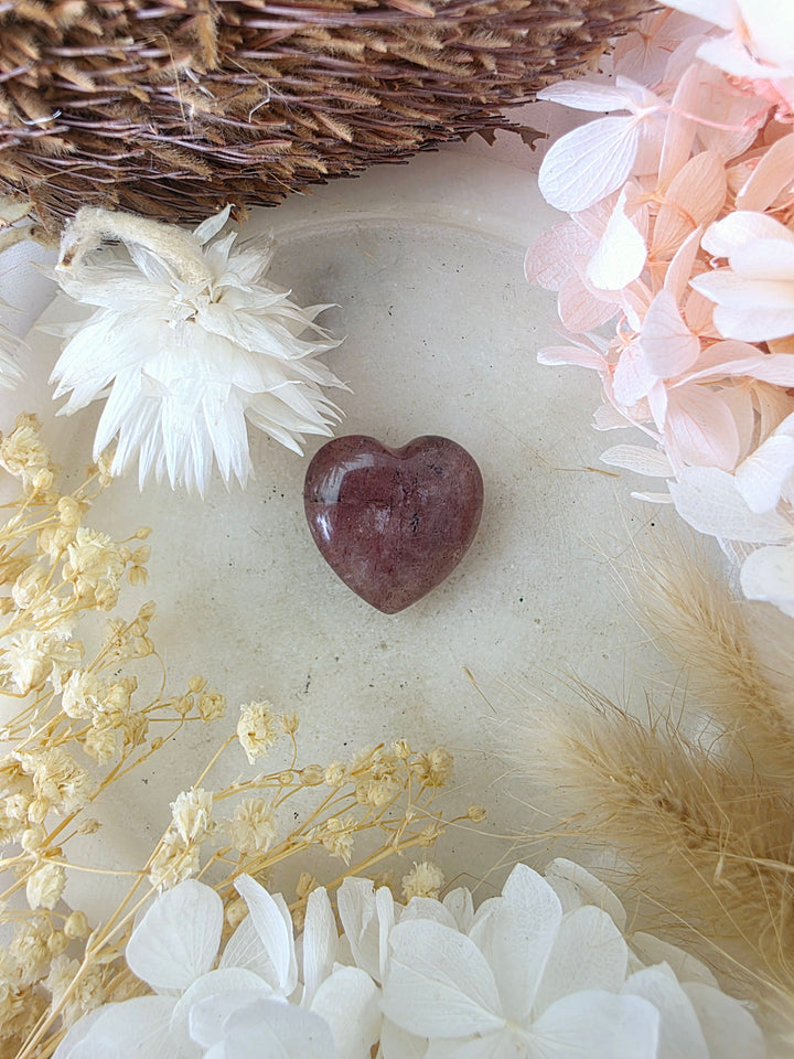 Strawberry Quartz Heart