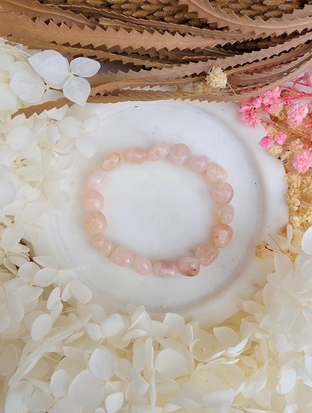 Morganite Bracelet - 8/10mm