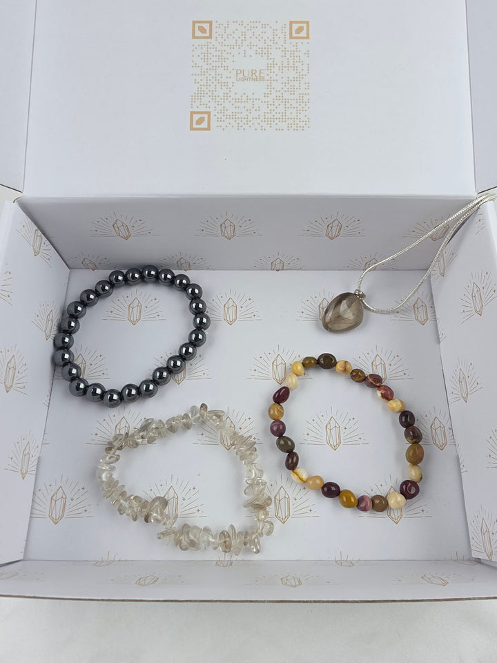Feel Grounded Bracelets and Pendant — The Earth Set