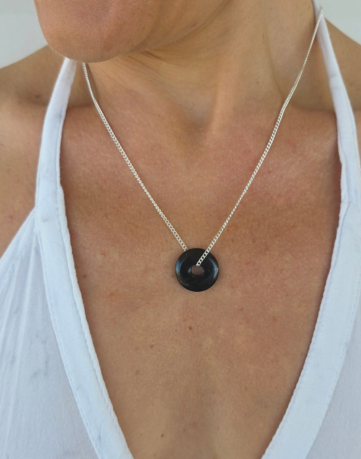 Shungite Donut Pendant Extra Small