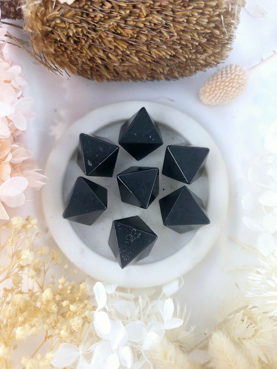 Shungite Octrahedron