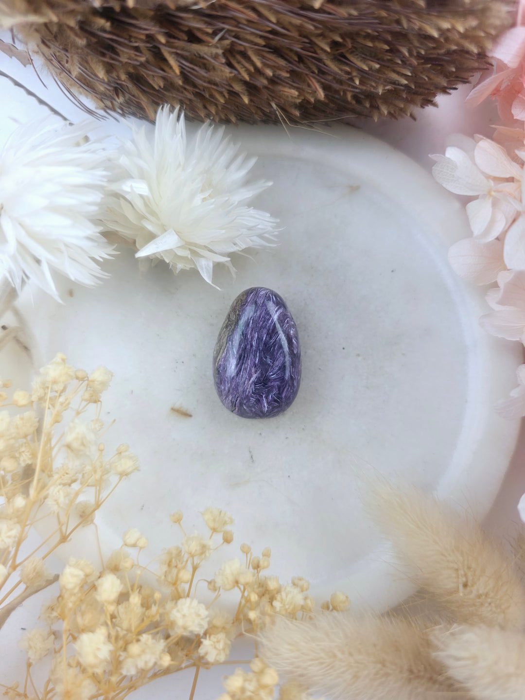 Charoite Tumbled Pendant