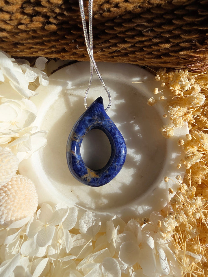 Sodalite Tear Drop Pendant