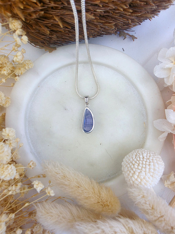 Tanzanite Silver Pendant (Rare)