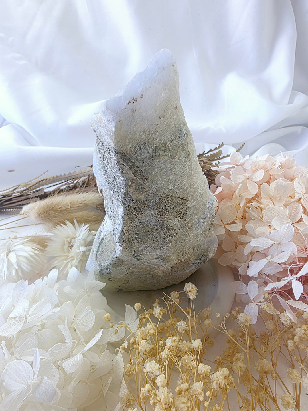 Blue Lace Agate Druzy Cluster