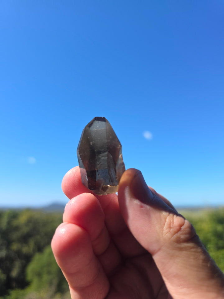 Lemurian Smoky Quartz Phantom Tower