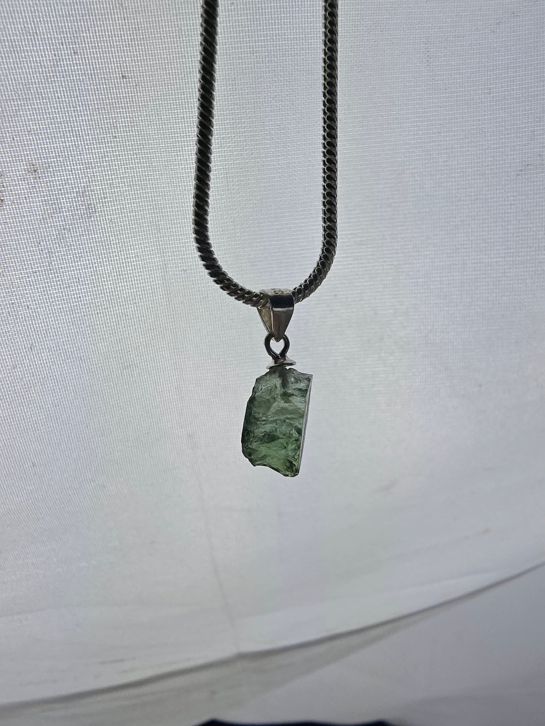 Green & Blue Tourmaline Silver Pendant — Flow & Flourish