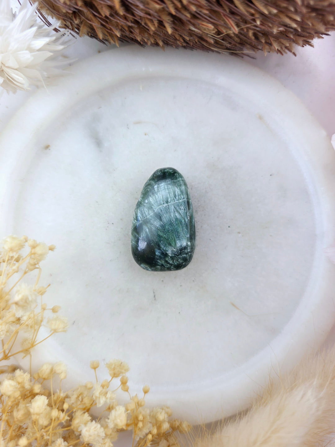 Seraphinite Tumbled Pendant