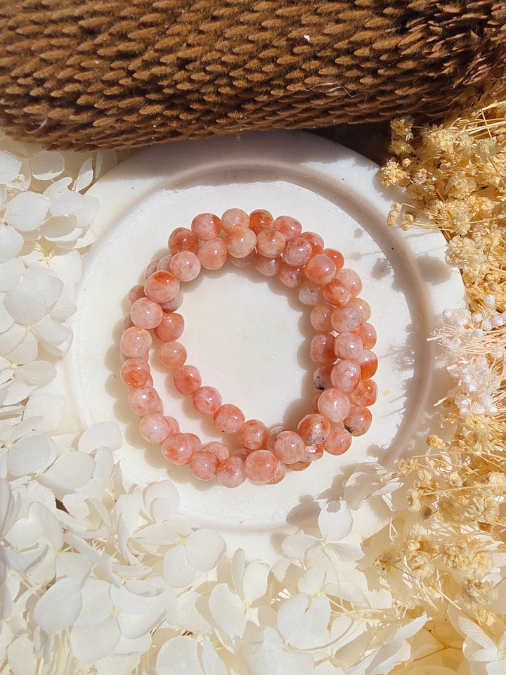 Sunstone Bracelet - 6mm