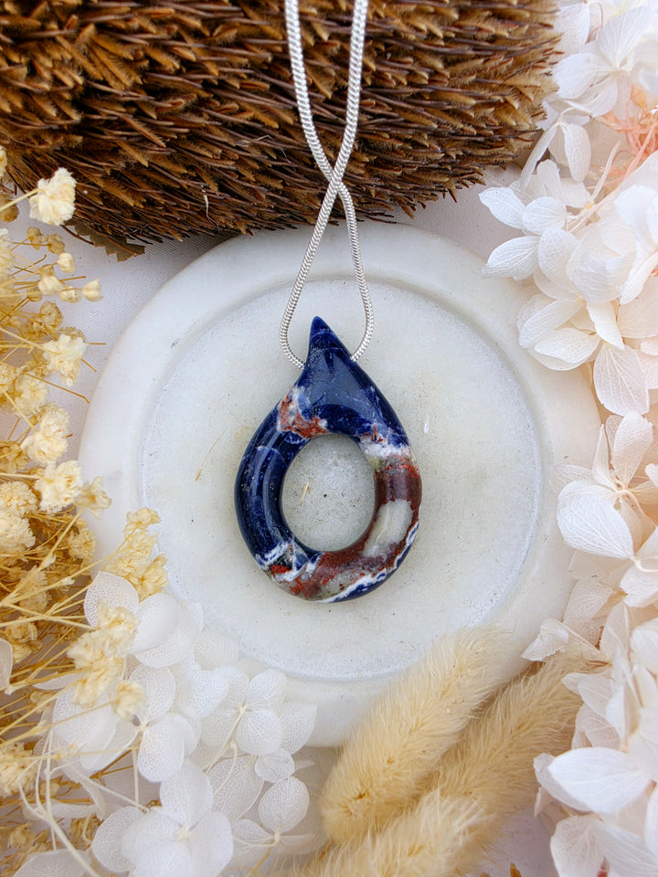 Sodalite Tear Drop Pendant