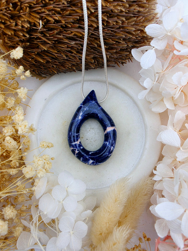 Sodalite Tear Drop Pendant
