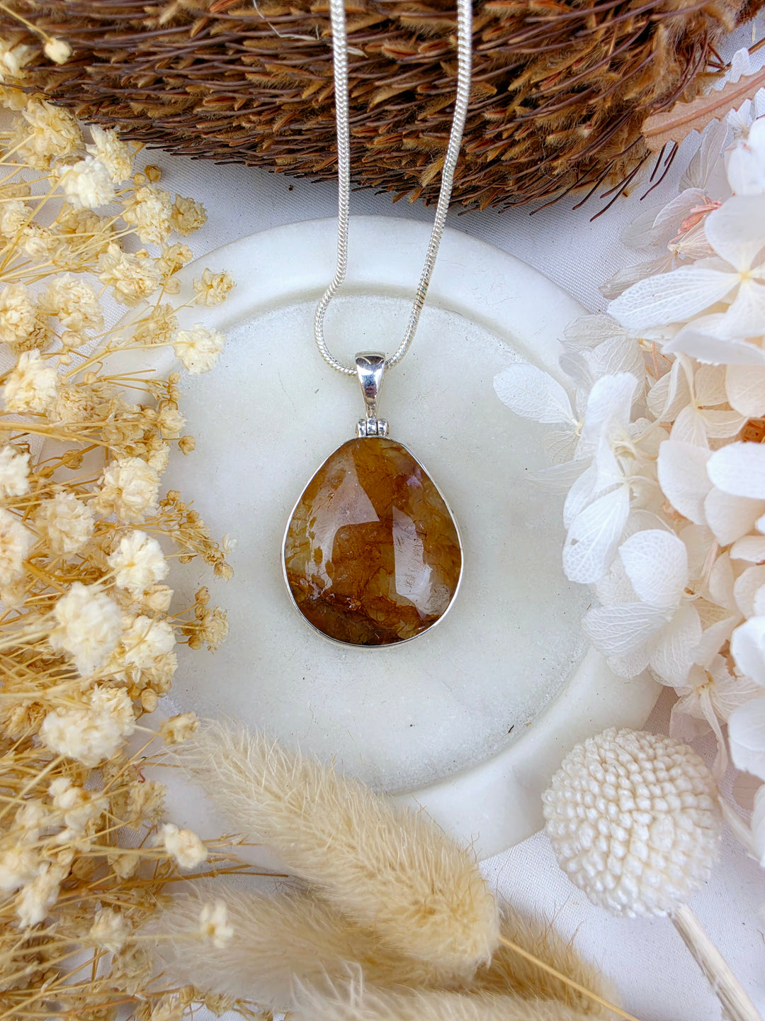 Golden Healer Silver Pendant - Golden Healing