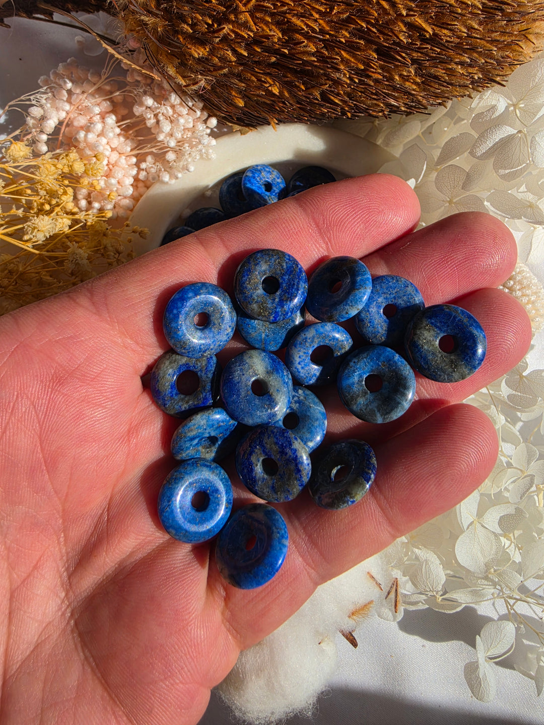 Lapis Lazuli Donut Pendant