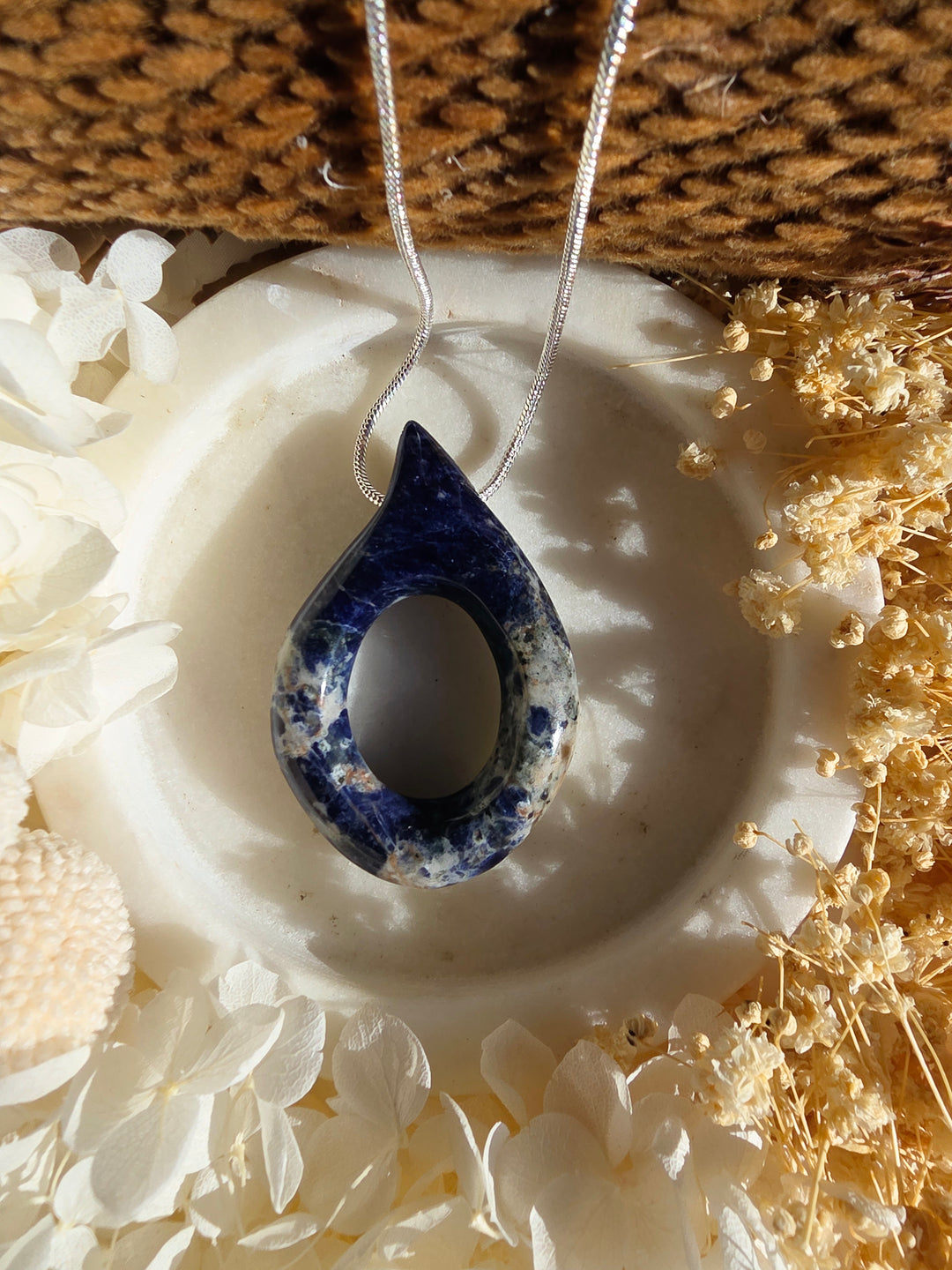 Sodalite Tear Drop Pendant