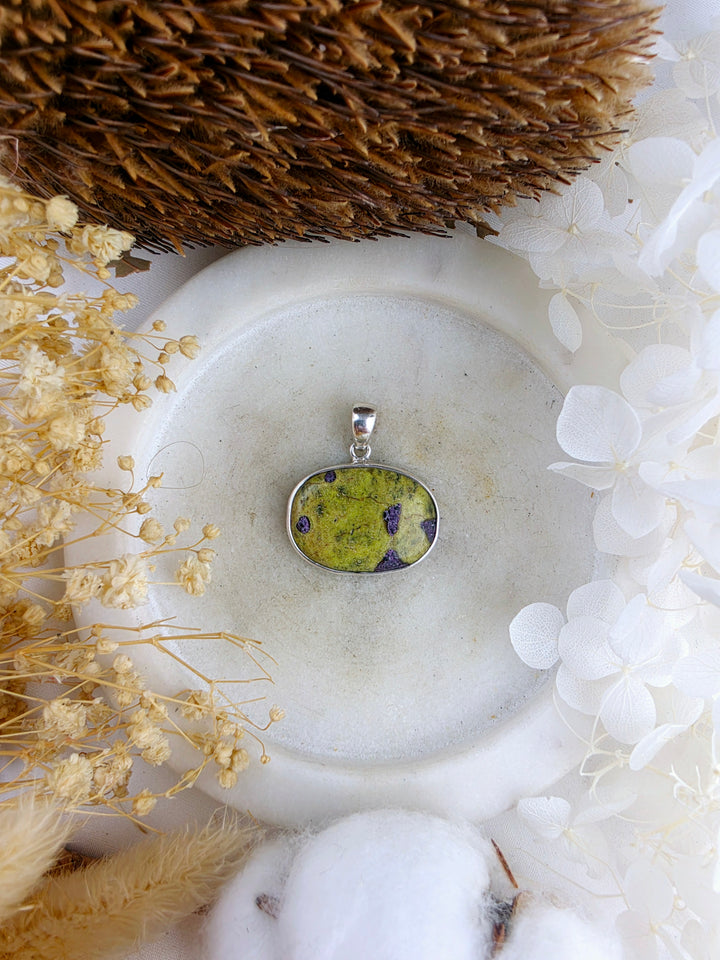 Atlantisite Silver Pendant