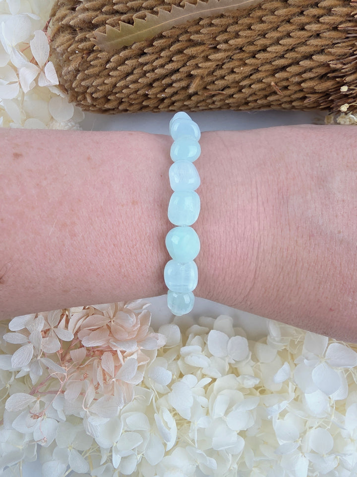 Pistachio Calcite Bracelet - 8/10mm