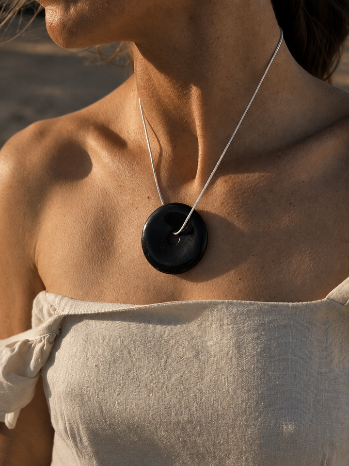 Shungite Circle Of Light Pendant
