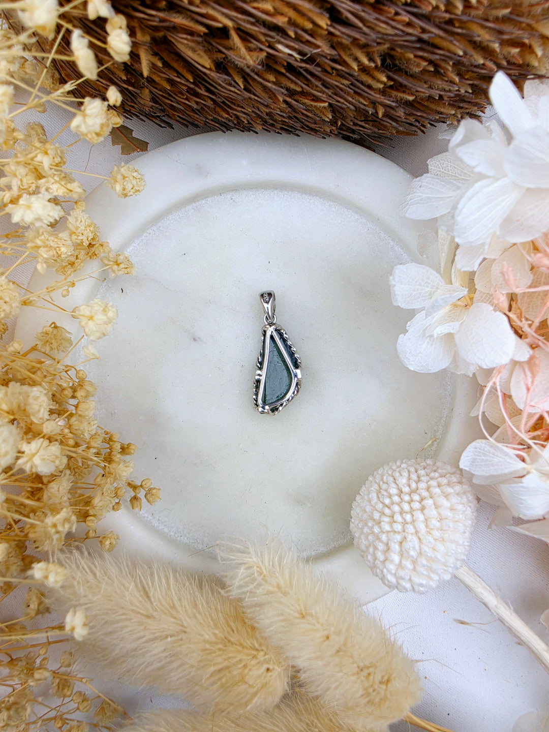 Indicolite (Blue) Tourmaline Silver Pendant