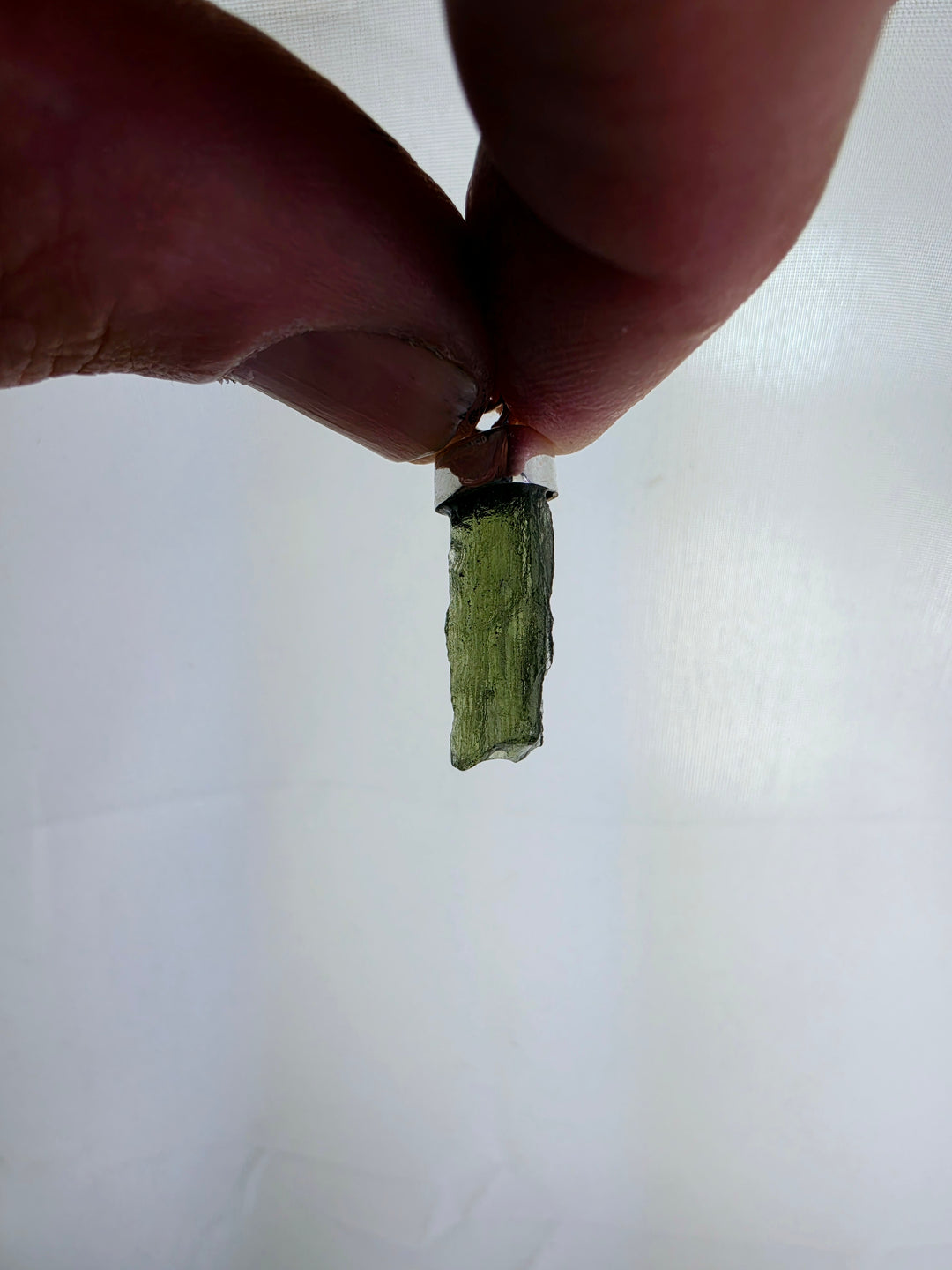 Moldavite Silver Pendant — Manifest & Transform