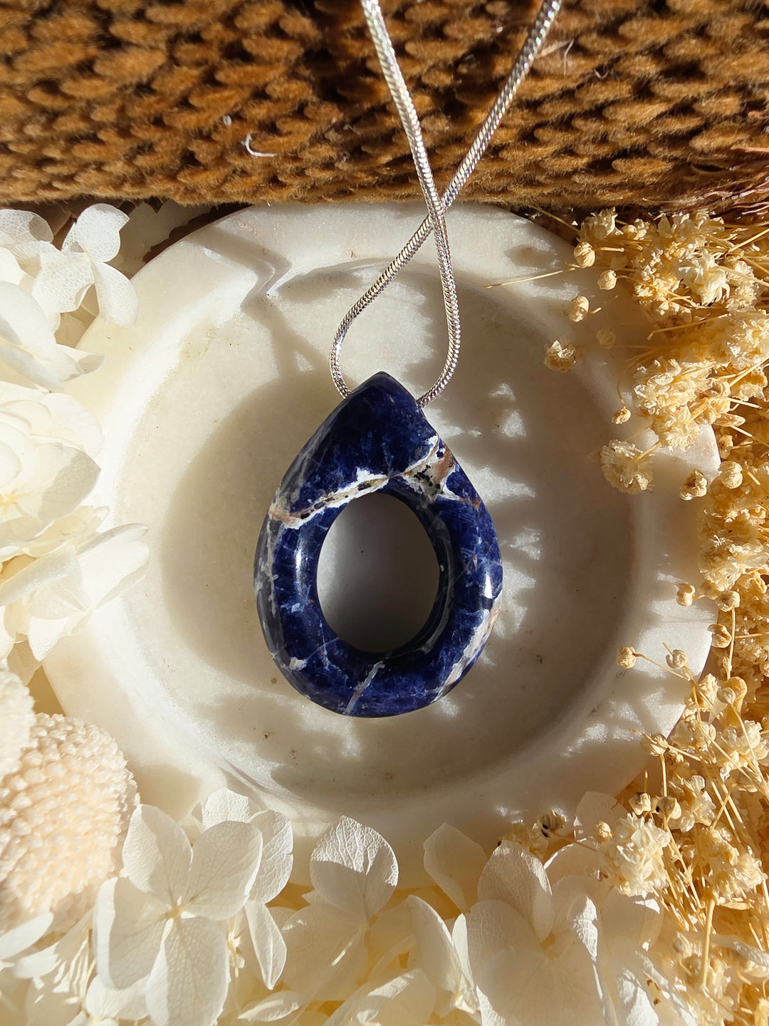 Sodalite Tear Drop Pendant
