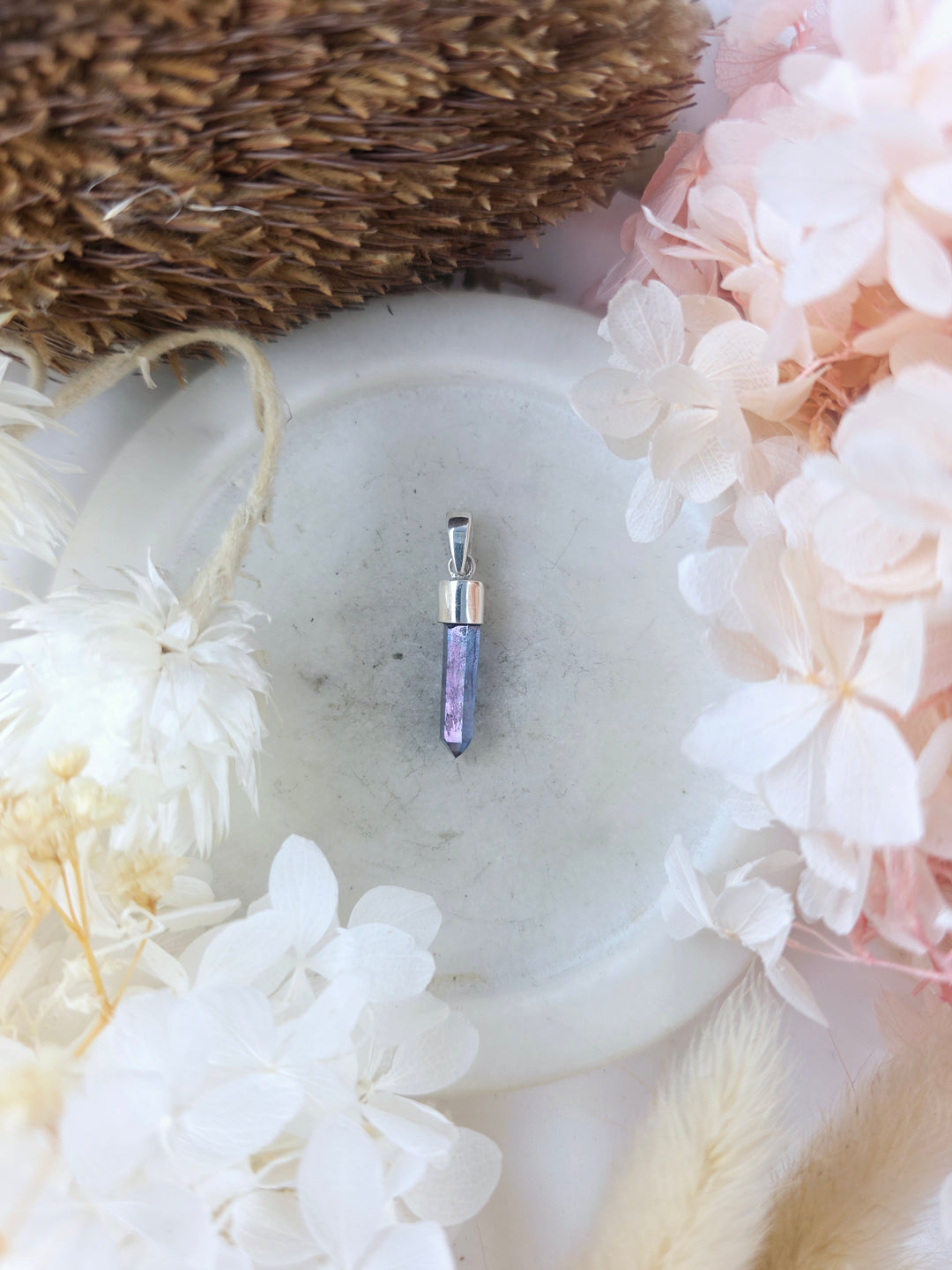 Tanzine Aura Silver Pendant