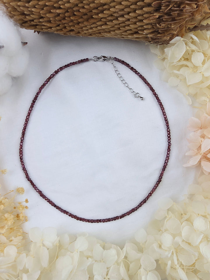Garnet Faceted Necklace - Rekindled