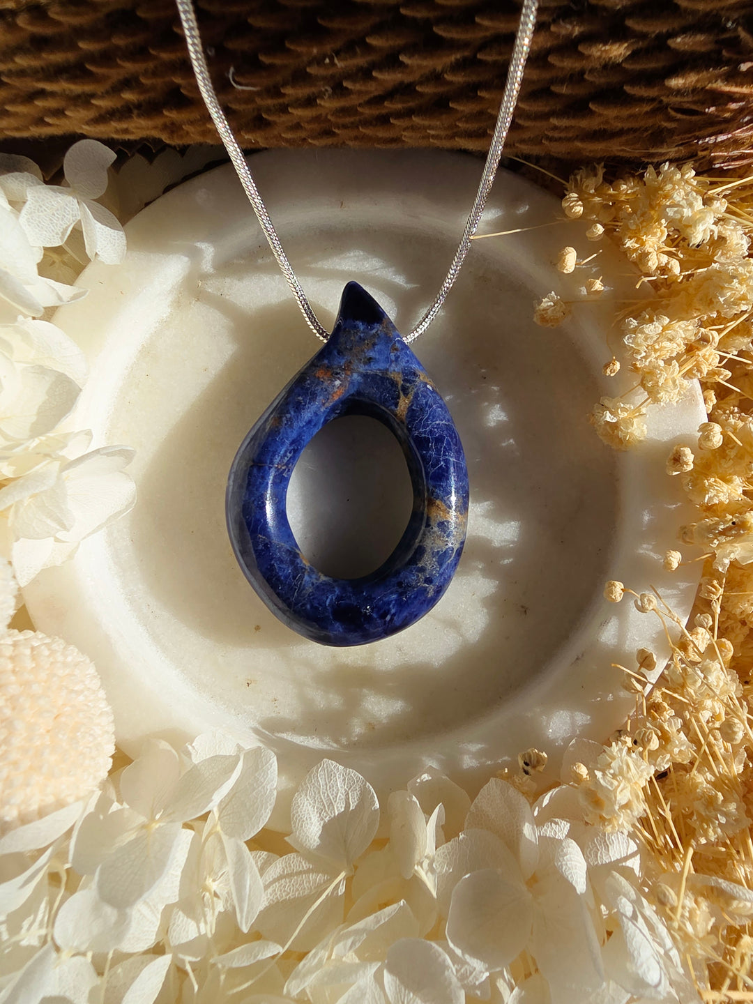 Sodalite Tear Drop Pendant