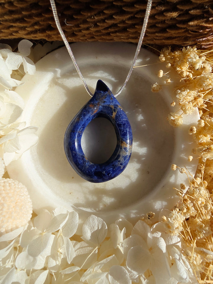 Sodalite Tear Drop Pendant