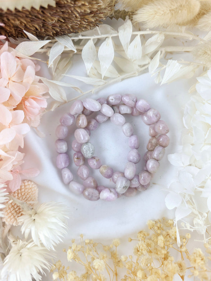 Kunzite Bracelet - Tumbled #1