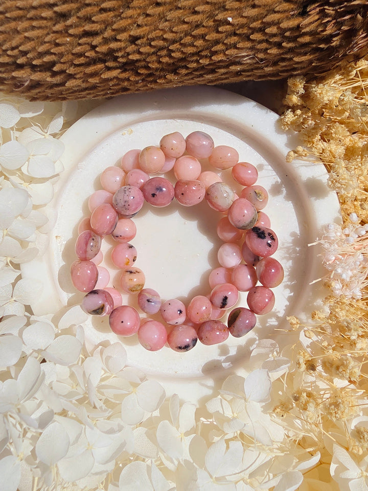 Pink Opal Bracelet - 8/10mm