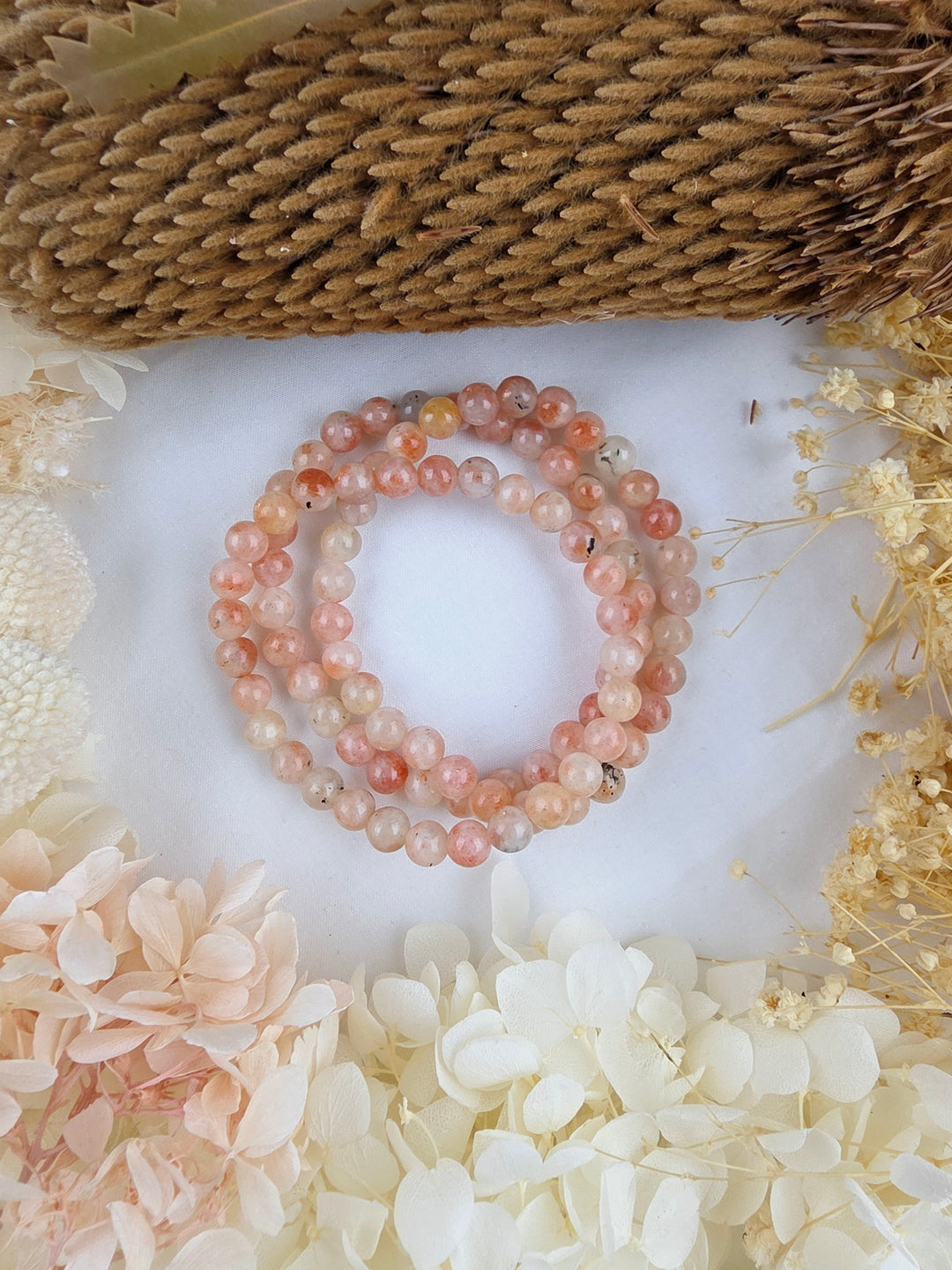Sunstone Bracelet - 6mm