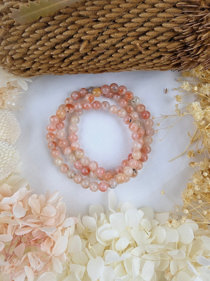Sunstone Bracelet - 6mm