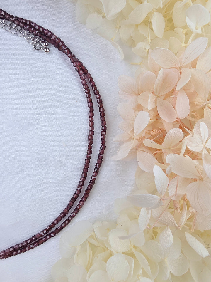 Garnet Faceted Necklace - Rekindled