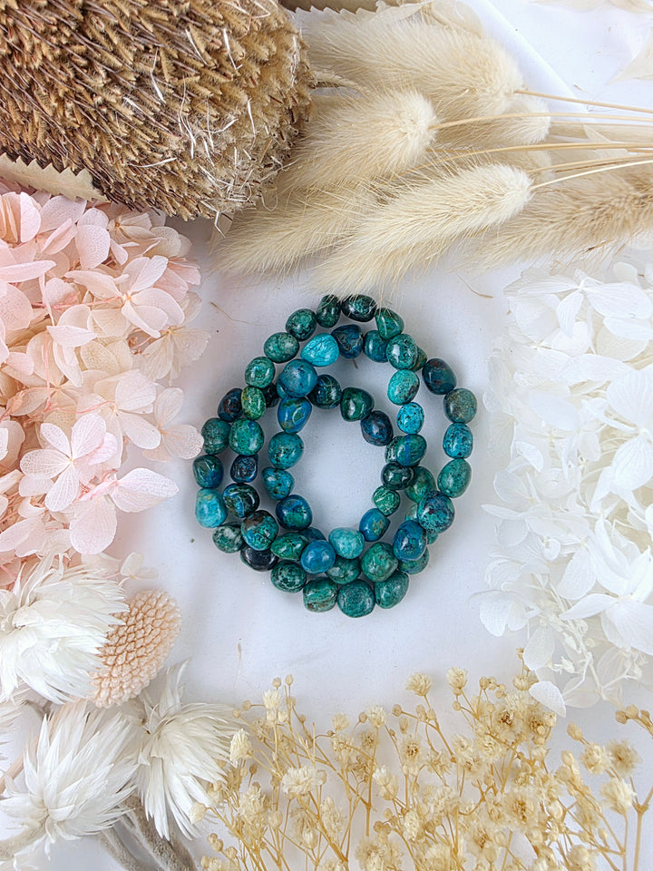 Chrysocolla Bracelet - Tumbled